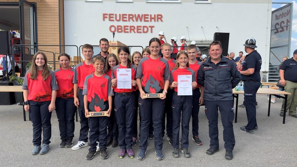 Bezirksbewerb in Oberedt - Pokalränge erreicht