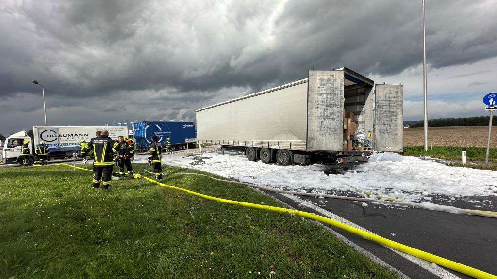 LKW-Brand St. Marienkirchen